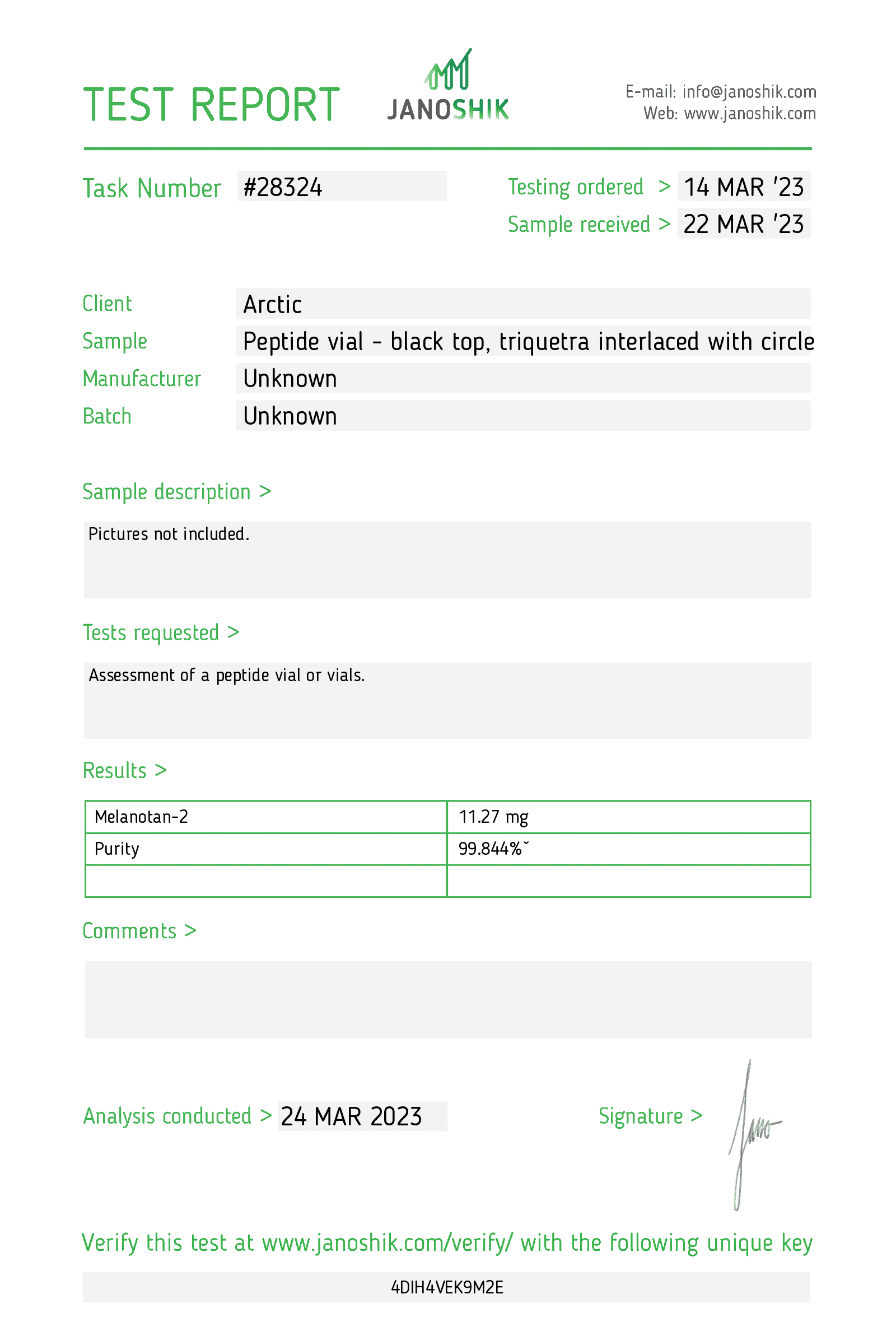 Melanotan 2 10mg Arctic 3 Melanotan 2