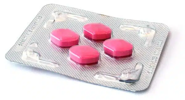 Lovegra 100mg för kvinnor 2 En karta med Lovegra 100mg, ett kosttillskott för ökad sexuell njutning och stimulans hos kvinnor.